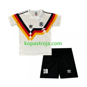 Billiga Fotbollströjor Tyskland Klinsmann 18 Retro Barn Hemma tröja 1990 Kortärmad